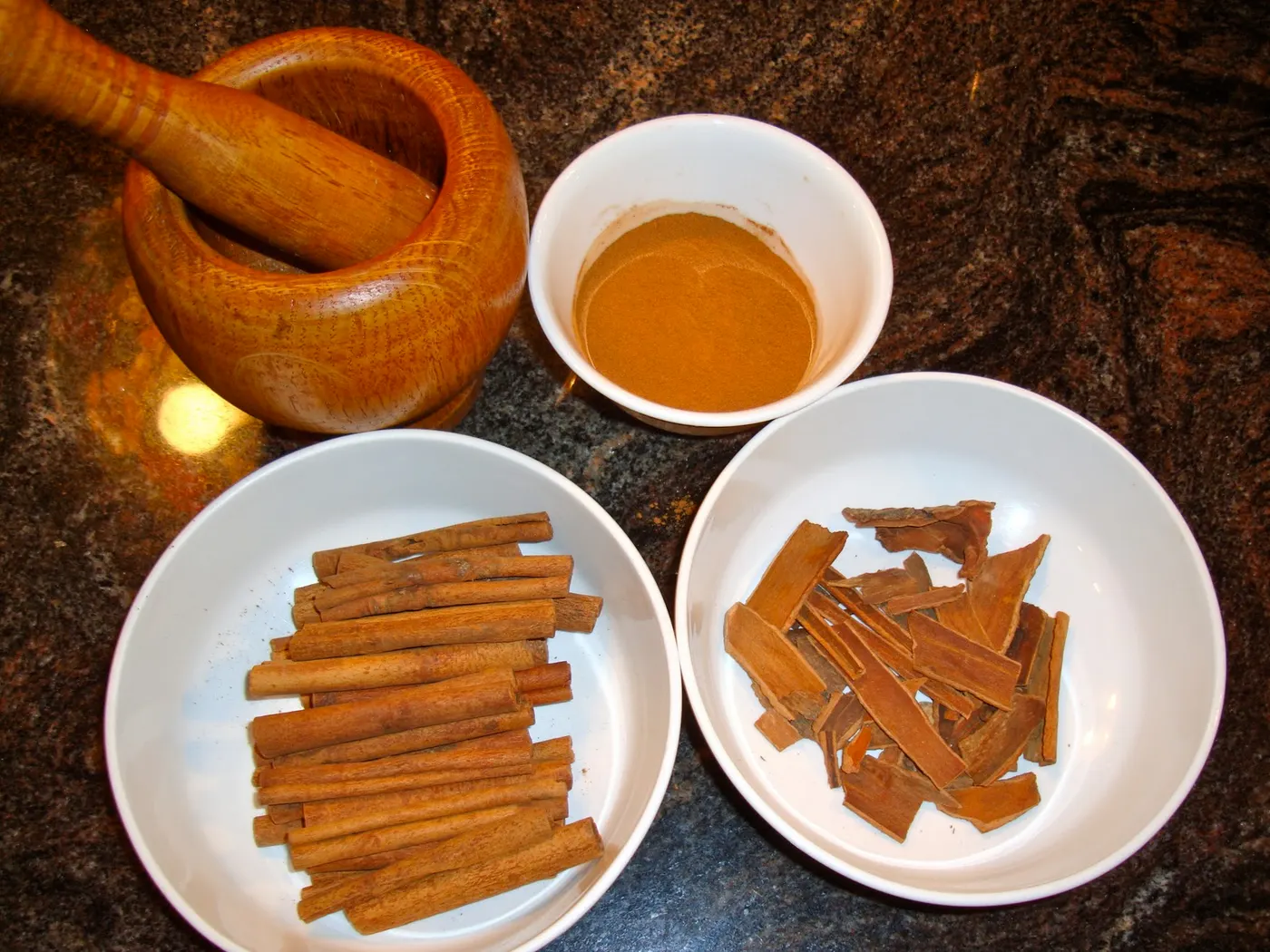 Cinnamon is used either whole or ground to flavor sauces, rice, desserts, syrups, and is brewed with Nepali milky tea. Cinnamon is also one of the components of Nepali spice blends.