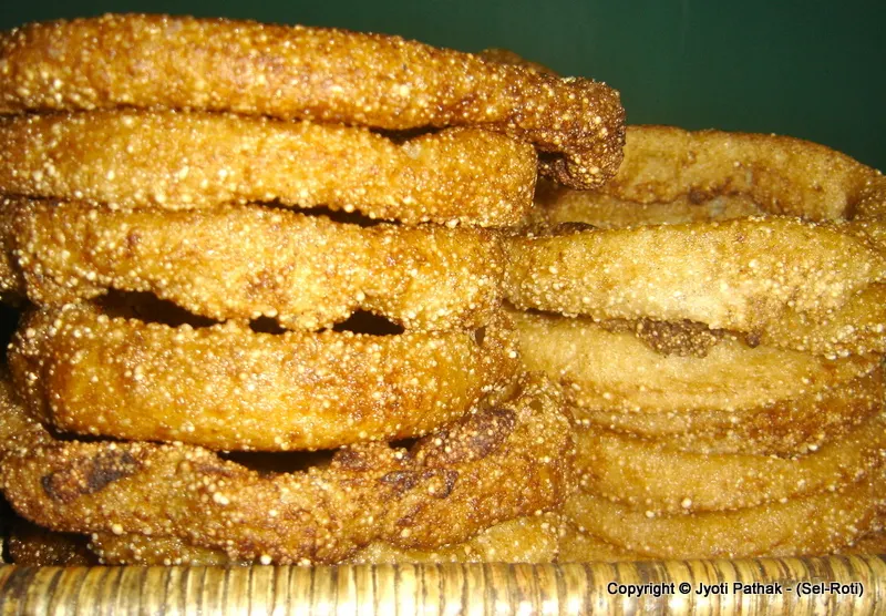 Sel-Roti -Fried Rice Bread - (सेल-रोटि)