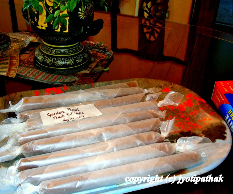... garden peach fruit roll-ups - August 25, 2011 ...