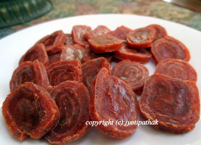 Fruit leather - Maadaa - (फलफूल को माड़ा)