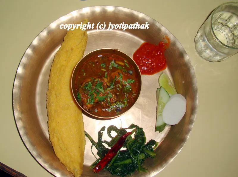 Nepali Dhindo - ढिडोँ - (Cornmeal Porridge)