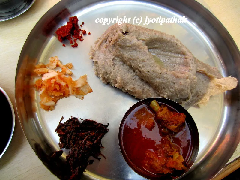 Nepali Dhindo - ढिडोँ - (Cornmeal Porridge)