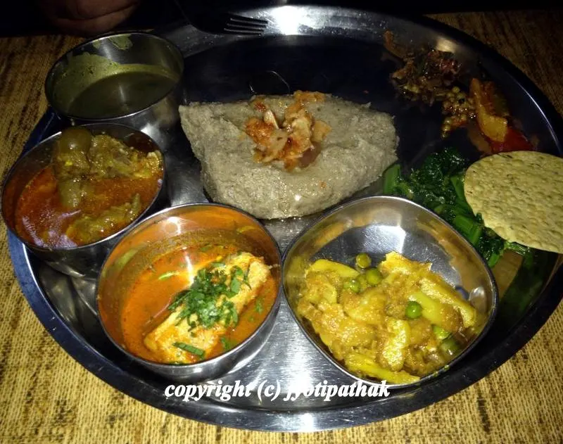 Nepali Dhindo - ढिडोँ - (Cornmeal Porridge)