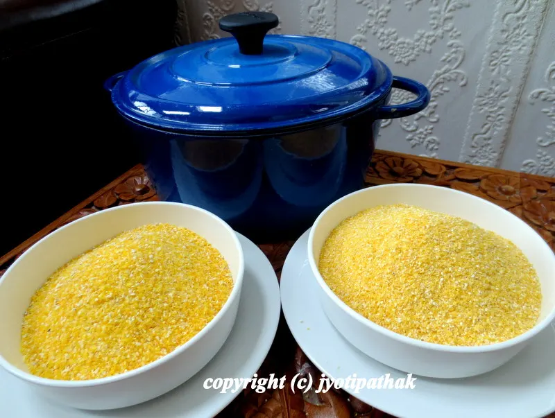 Nepali Dhindo - ढिडोँ - (Cornmeal Porridge)