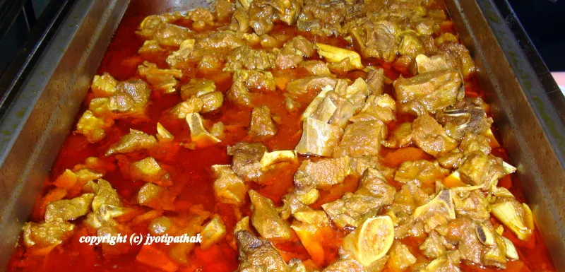 Nepali Goat Curry - (नेपालि खसी-बोकाको-मासु)