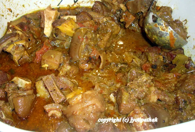 Nepali Goat Curry - (नेपालि खसी-बोकाको-मासु)