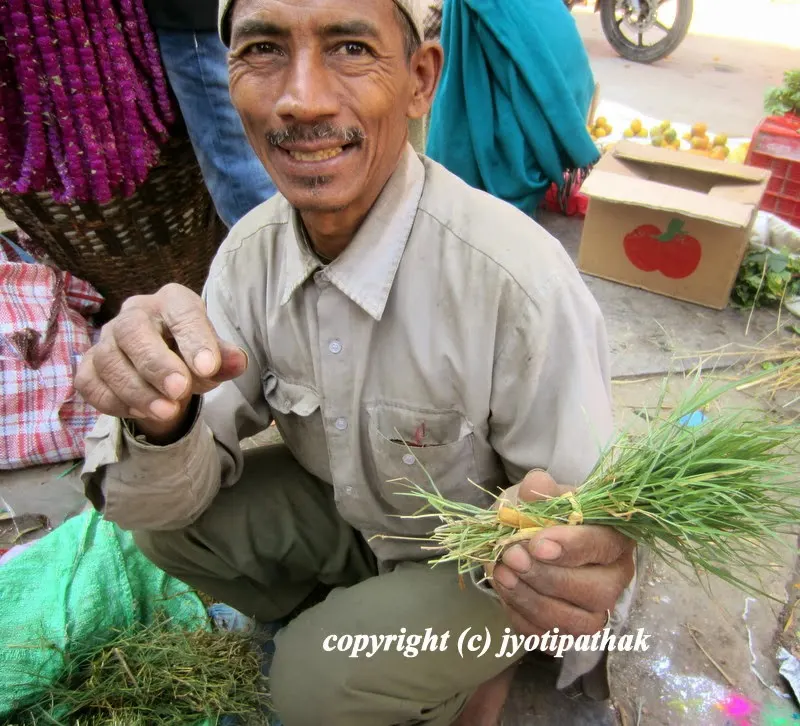 Dubo Grass Garland - (हरियो दुबो घास को माला)