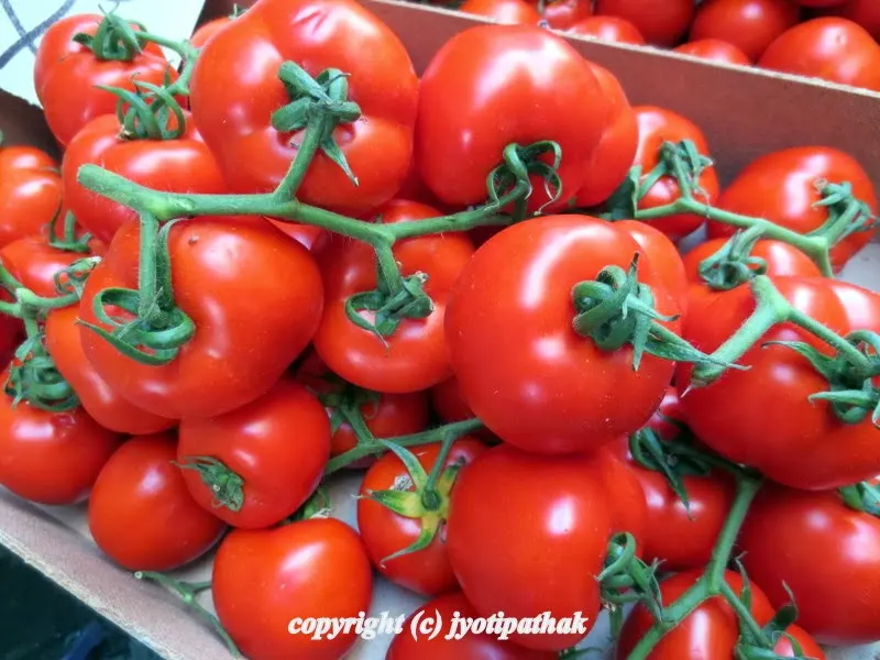 ... cooking with home-grown tomatoes