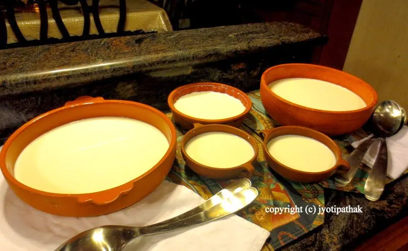Collection of my clay pots in different size and shapes for making yogurt.