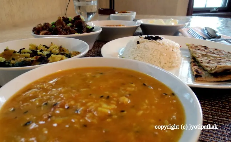 ... freshly cooked rahar ko daal is a great partner with freshly cooked rice