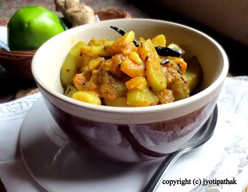 Chayote Squash (Iskush ko Tarkaari)