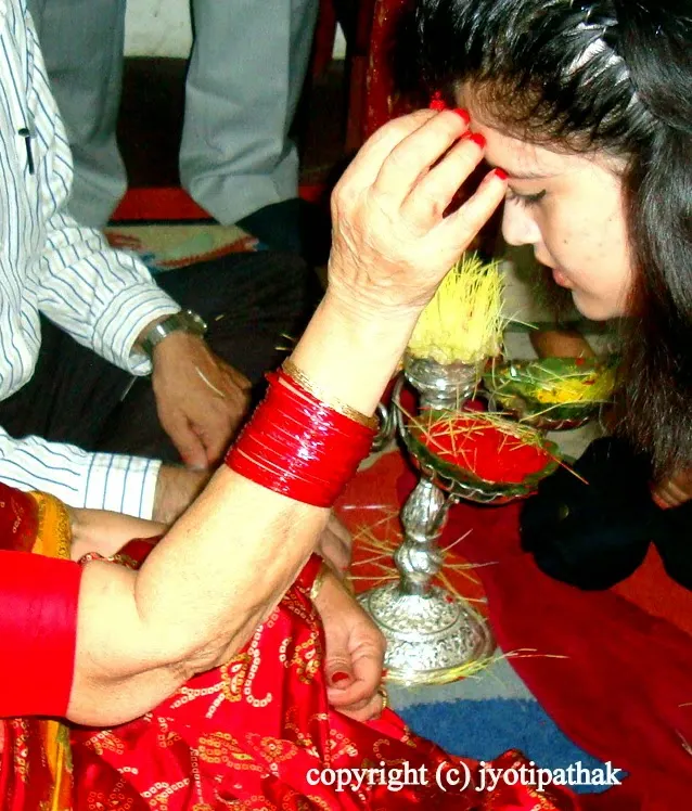 Tikaa and Jamaraa (Bijaya Dashami)