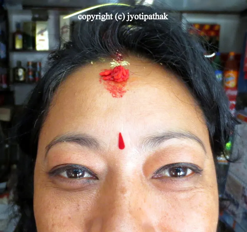 Such a joyous time - "family gathering is the most loved part of this festival" says this lady.