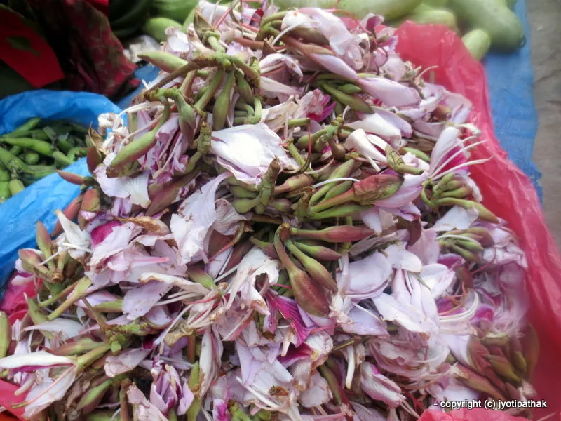 Bauhinia and Potato Salad (Koirala ko Phool re Aloo ko Achaar)